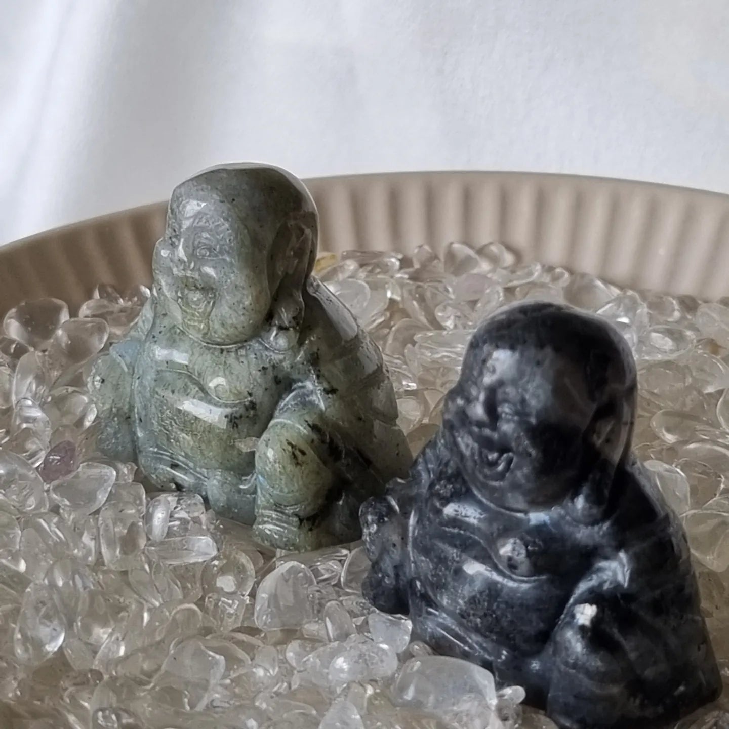 Labradorite Laughing Buddha