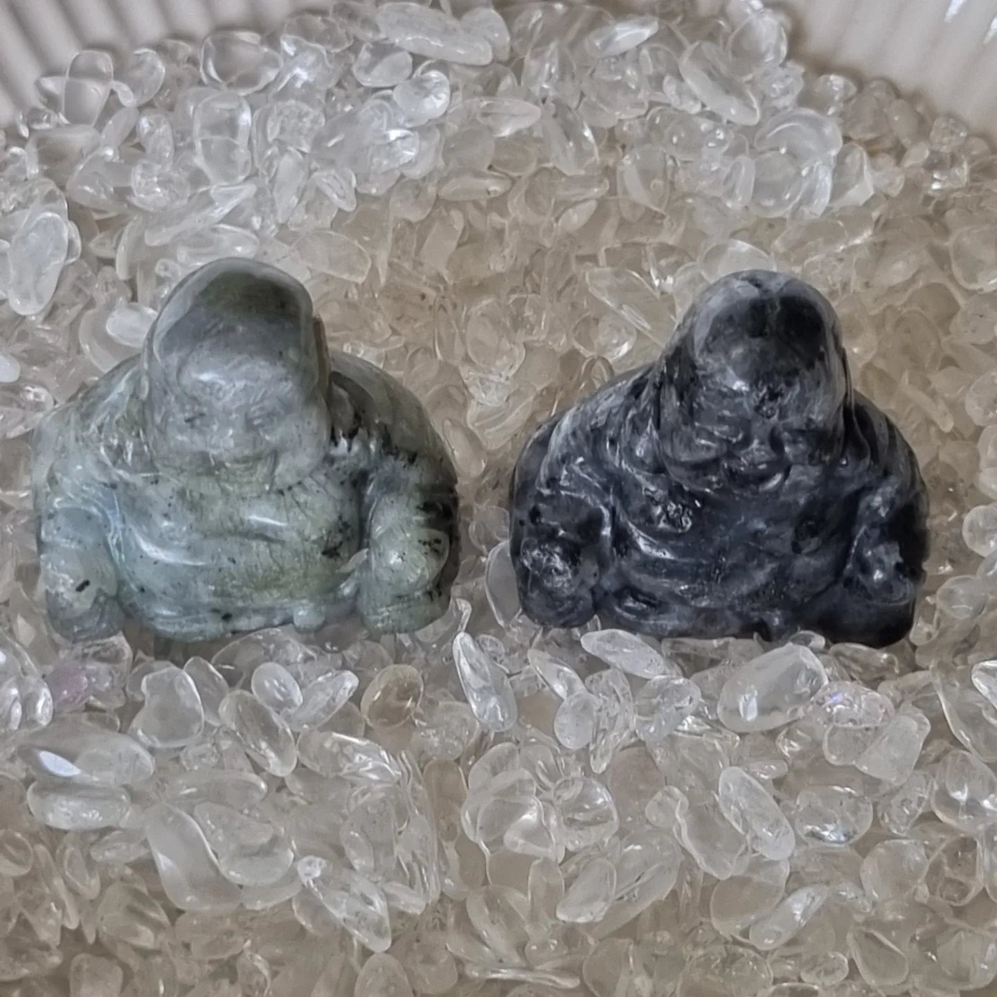 Labradorite Laughing Buddha