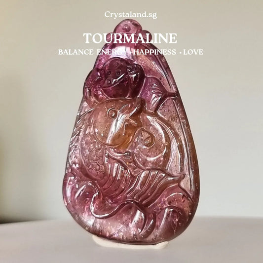Red Tourmaline Pendant
