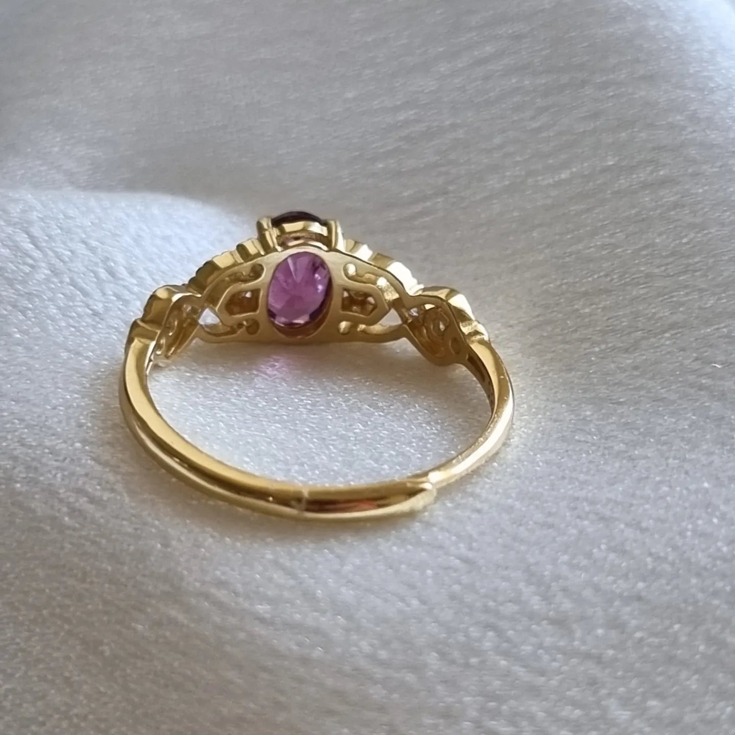 Purple Garnet Ring
