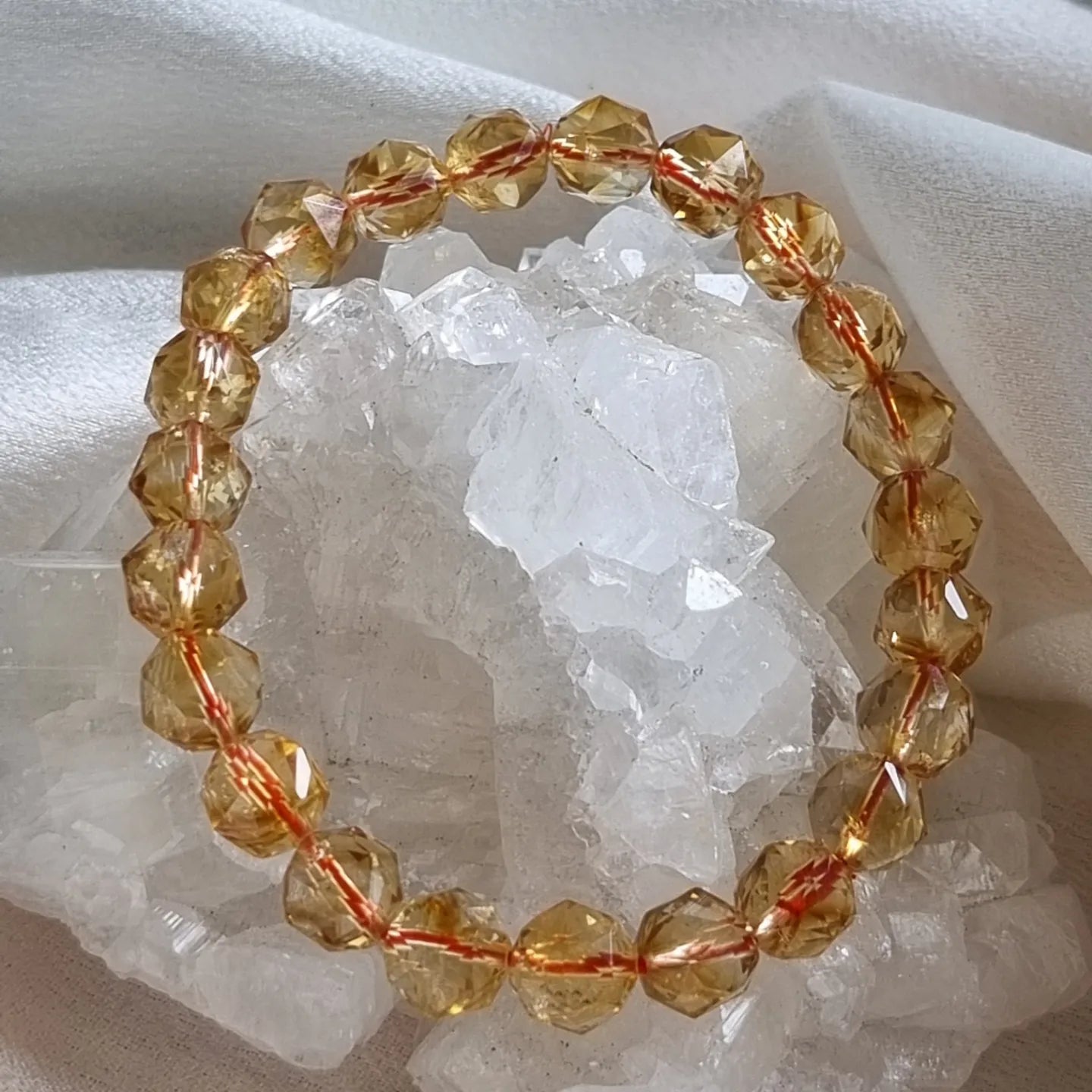 Faceted Citrine Bracelet