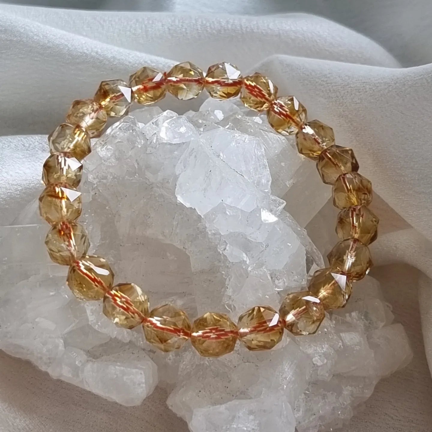 Faceted Citrine Bracelet