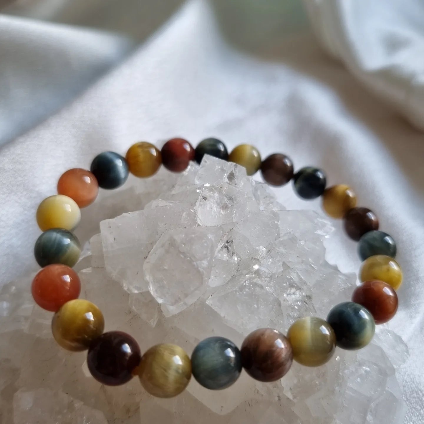 Rainbow Tiger's Eye Bracelet