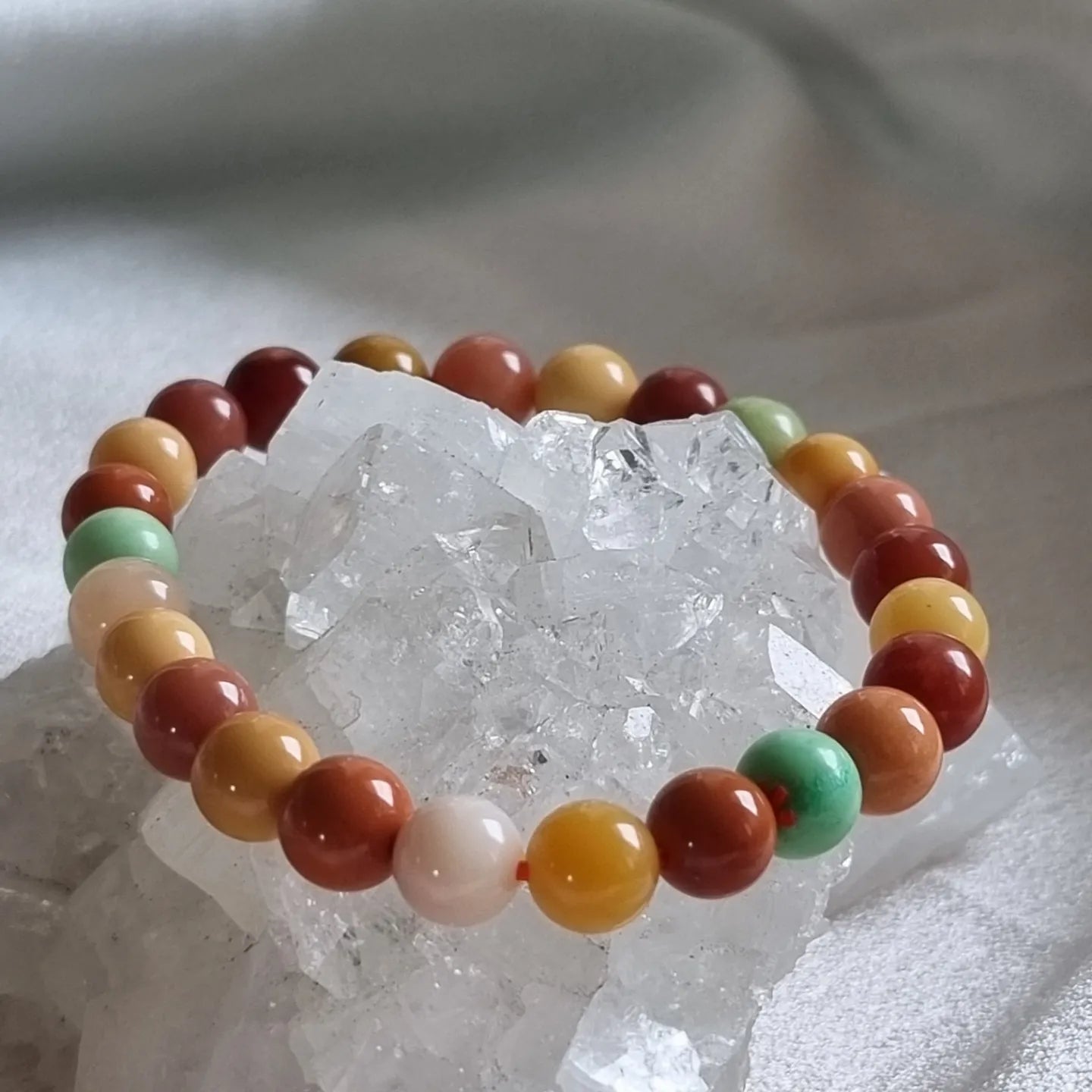 Burmese Yellow Jade Bracelet