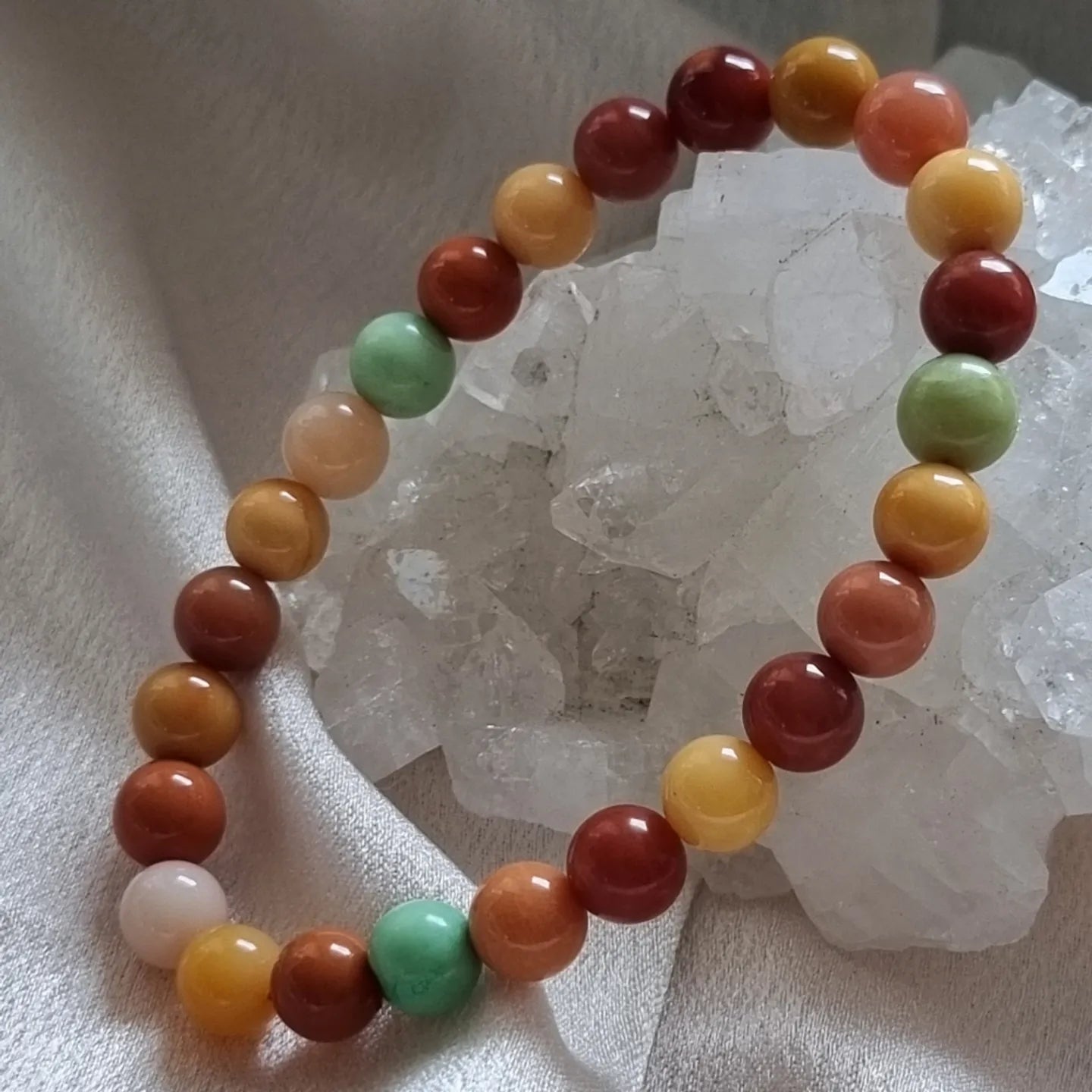 Burmese Yellow Jade Bracelet