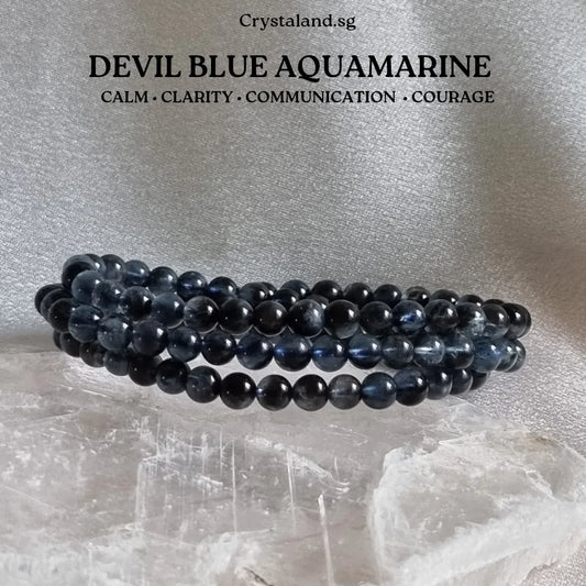 Devil Blue Aquamarine Bracelet