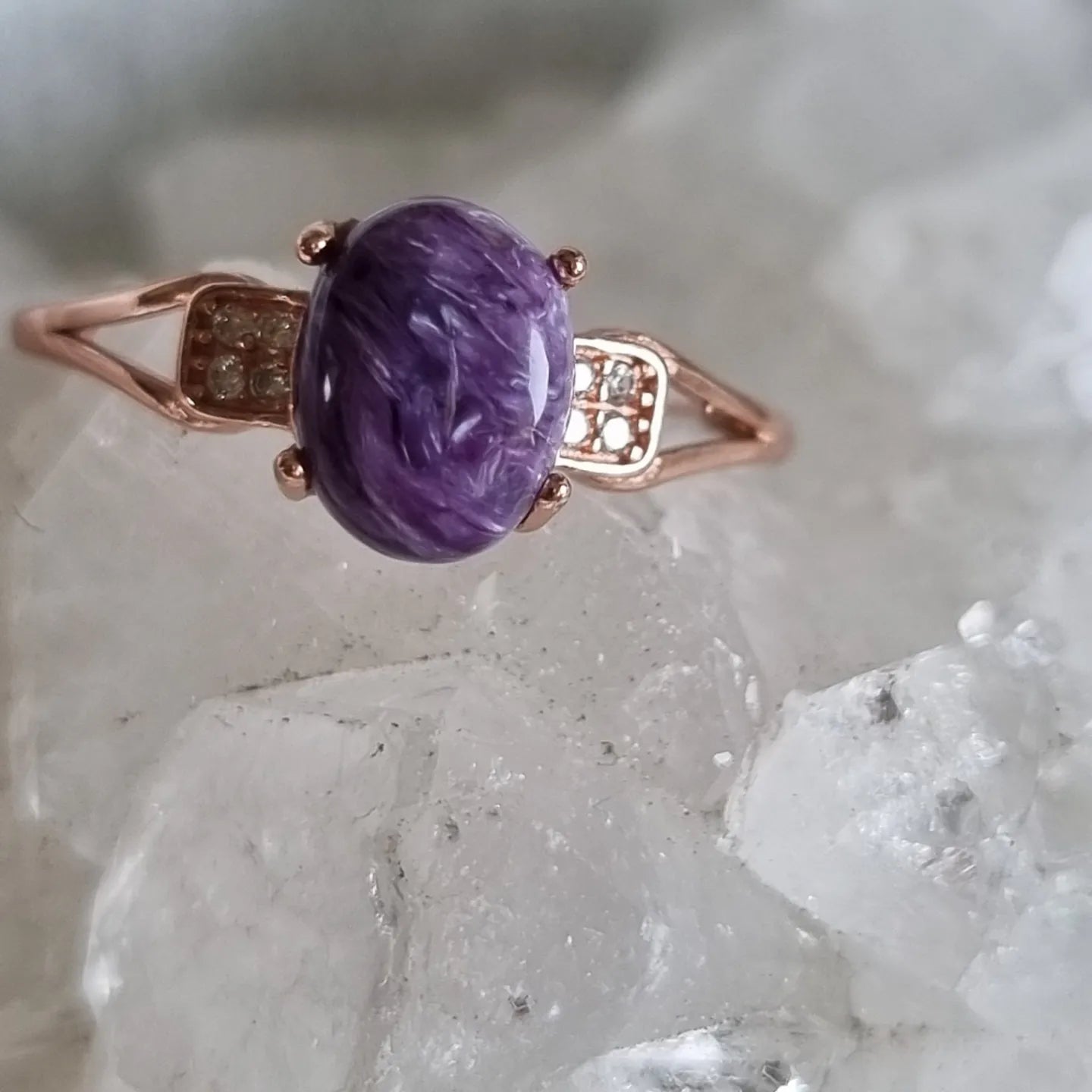 Charoite Ring