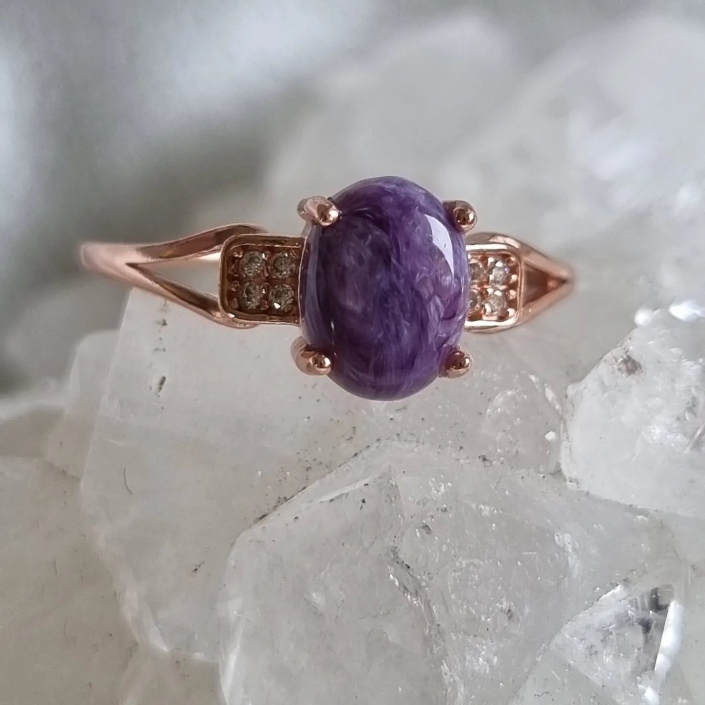 Charoite Ring