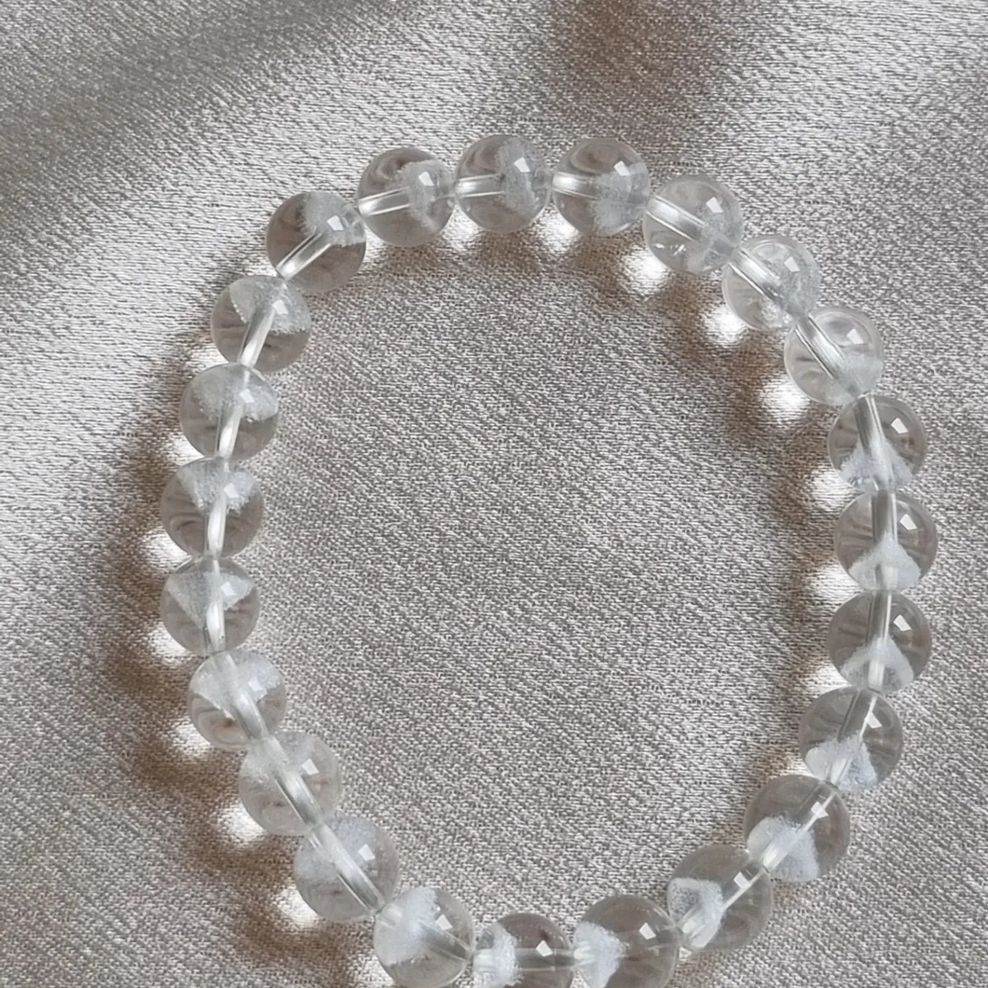 White Phantom Quartz Bracelet