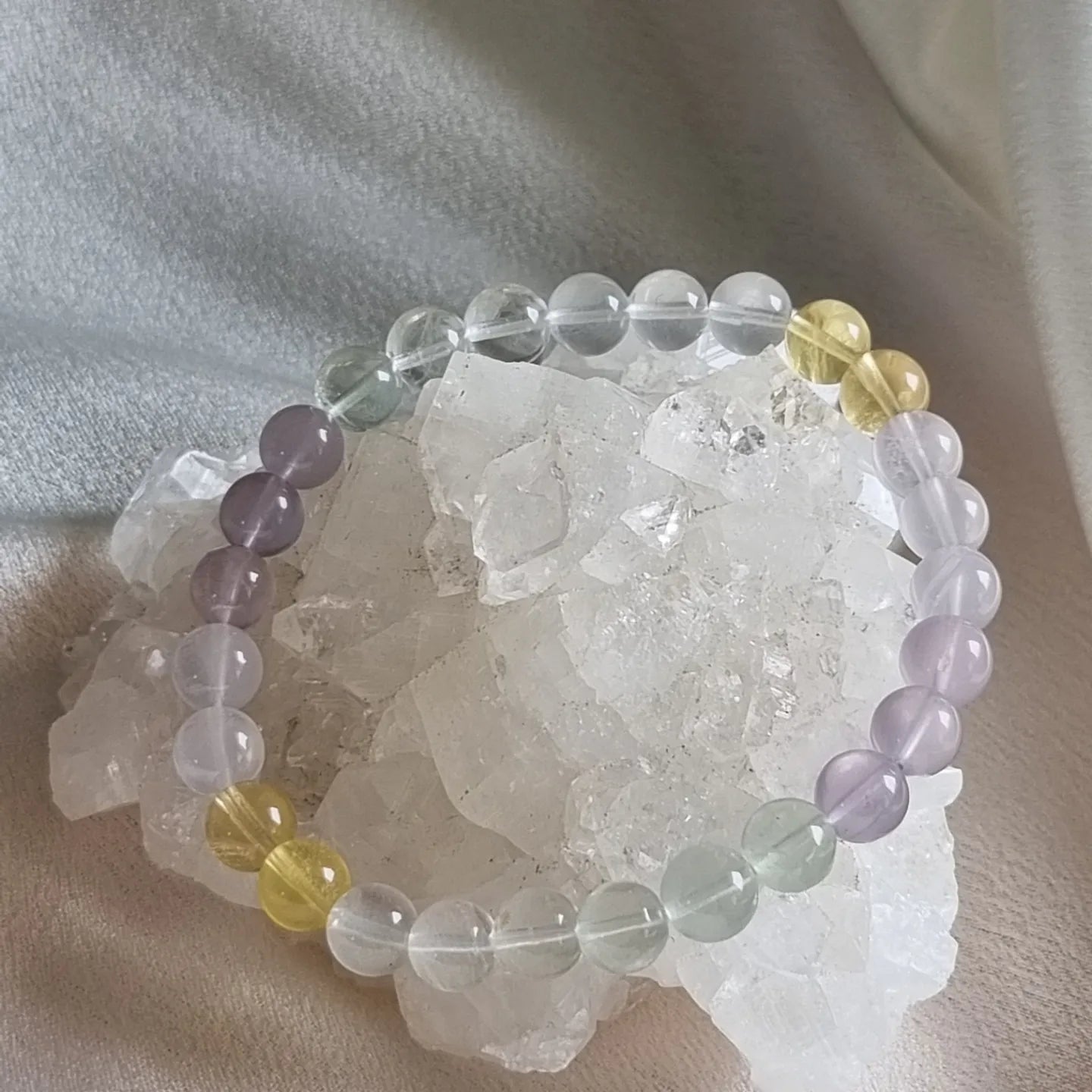 Rainbow Fluorite Bracelet