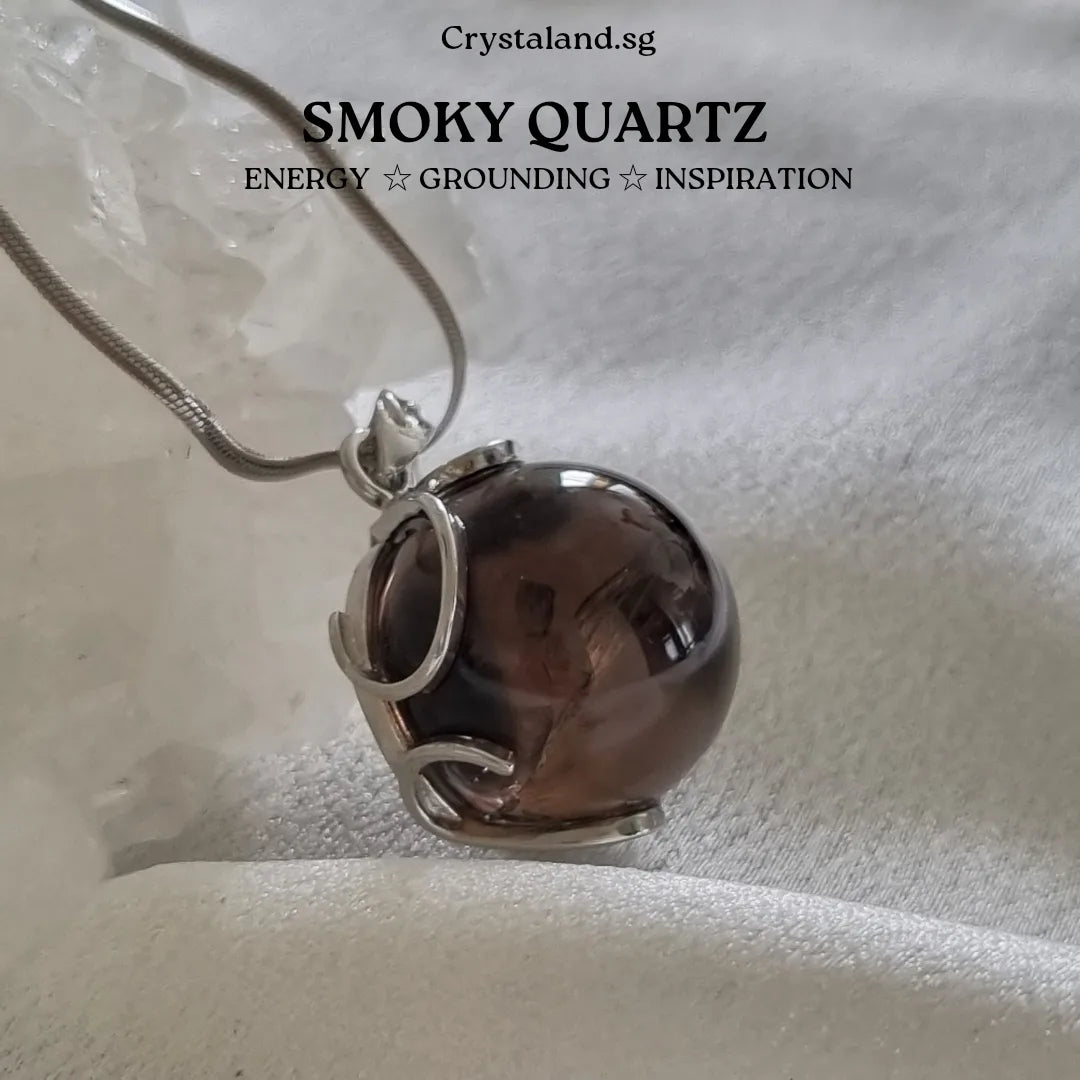 Smoky Azeztulite Quartz Pendant