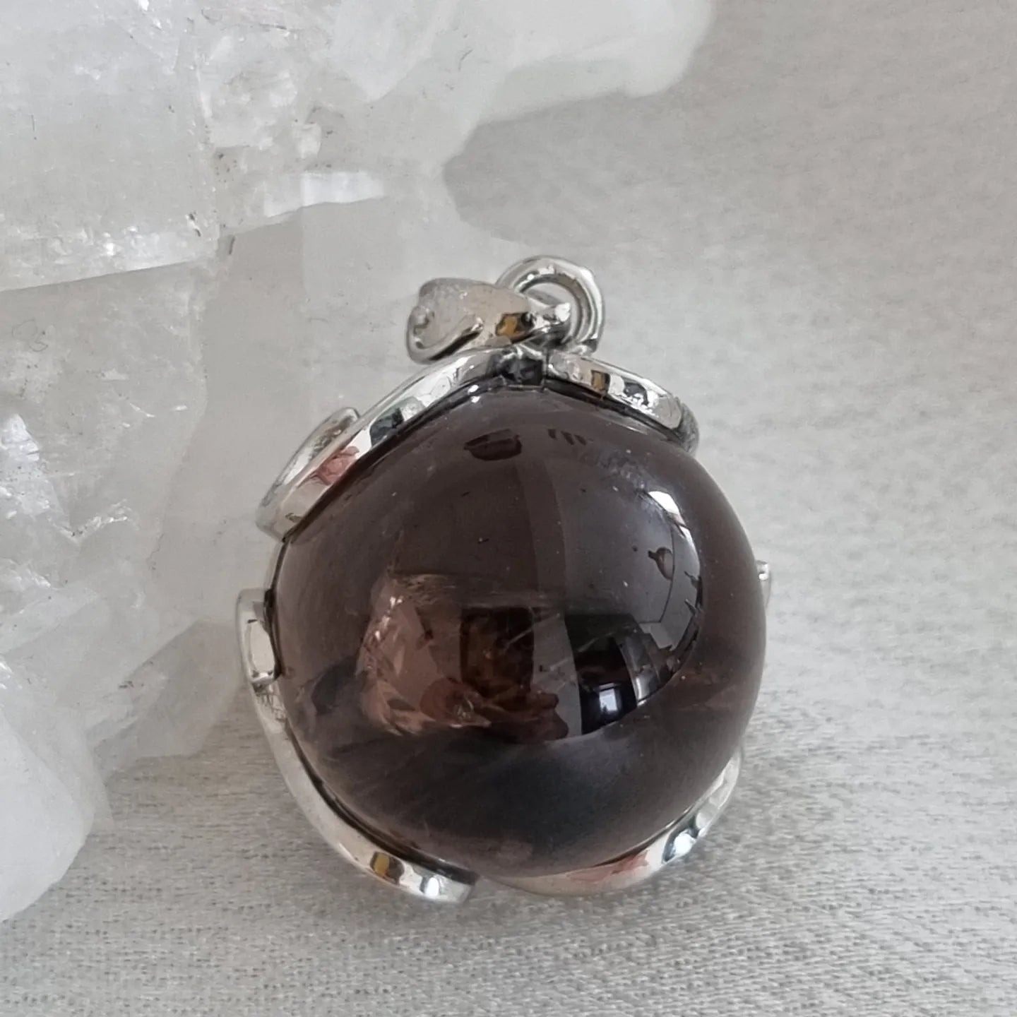 Smoky Azeztulite Quartz Pendant