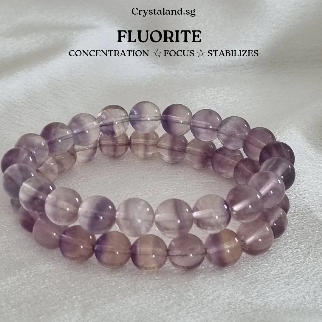 Purple Fluorite Bracelet