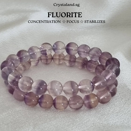 Purple Fluorite Bracelet