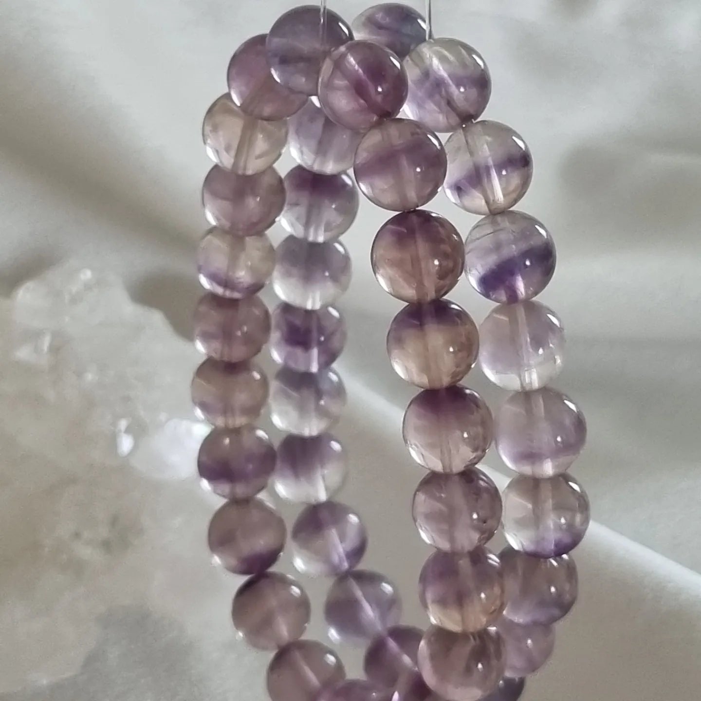 Purple Fluorite Bracelet