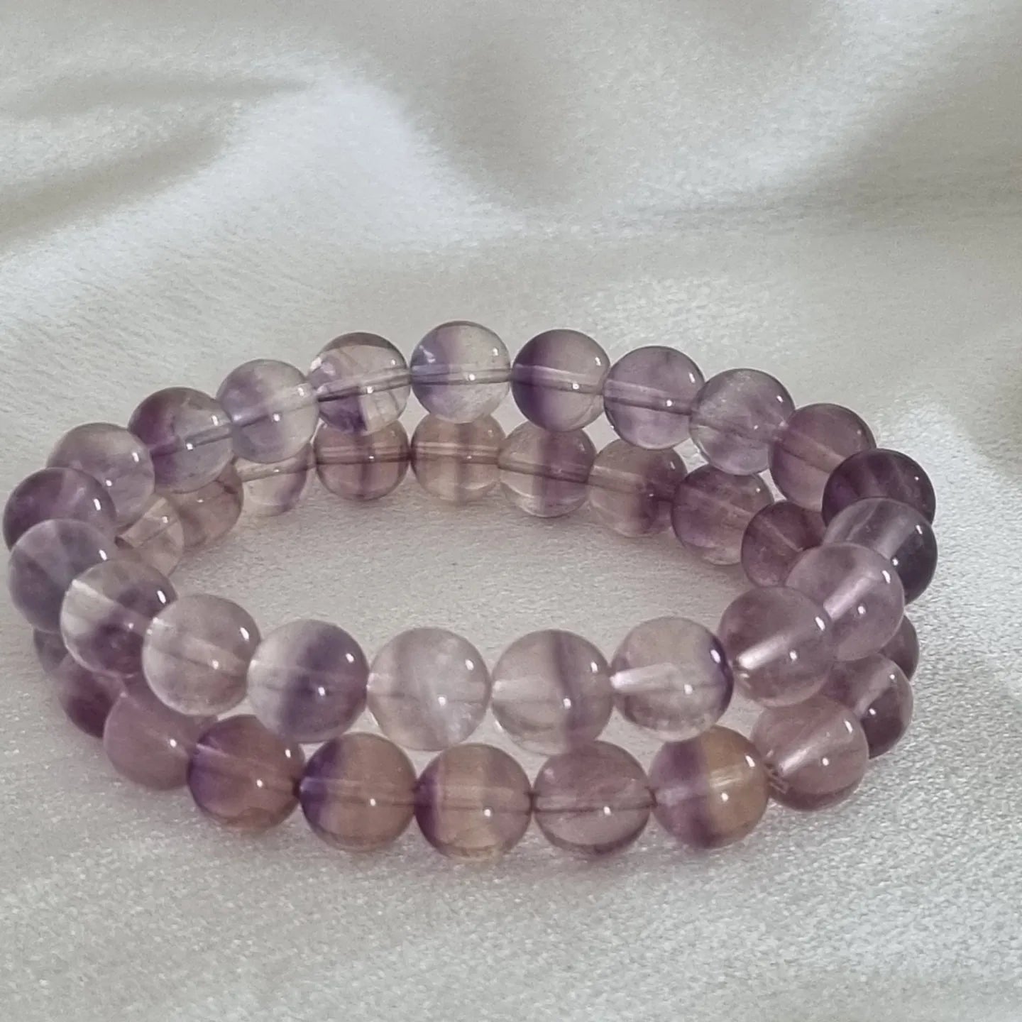 Purple Fluorite Bracelet